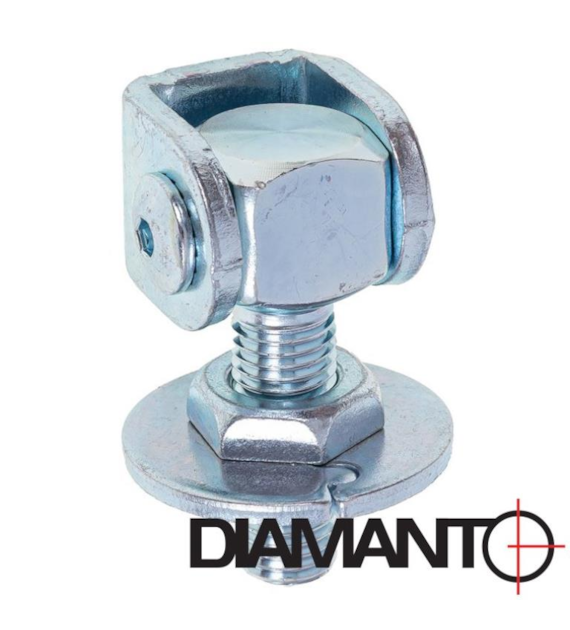 Zawias regulowany do przyspawania M16 DIAMANTO