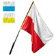 Flaga 70x110cm biało-czerwona