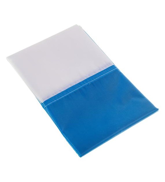 Flaga 70x100cm biało-niebieska