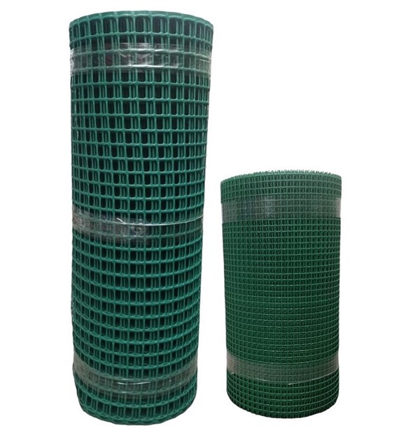 Siatka PCV TYP B 1,5m-50m (oczko 15x15mm) zielona