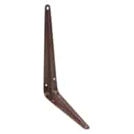 Kątownik pod półkę 200x250mm BRĄZ