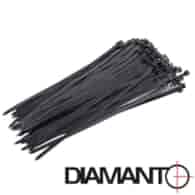 Opaska kablowa 4,8 x 250 czarna DIAMANTO