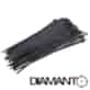 Opaska kablowa 7,6 x 400 czarna DIAMANTO