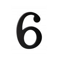 Cyfra na dom plastikowa 17,5cm CZARNA 6/9