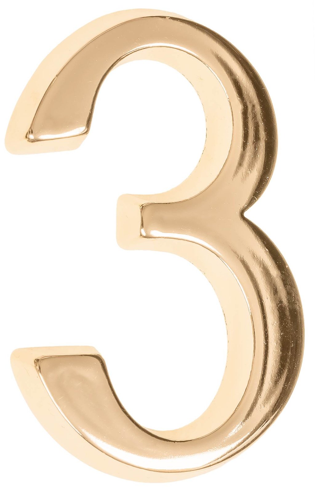 Cyfra na dom  5 cm MOSIĄDZ 3 samoprzylepna