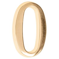 Cyfra na dom  5 cm MOSIĄDZ 0 samoprzylepna