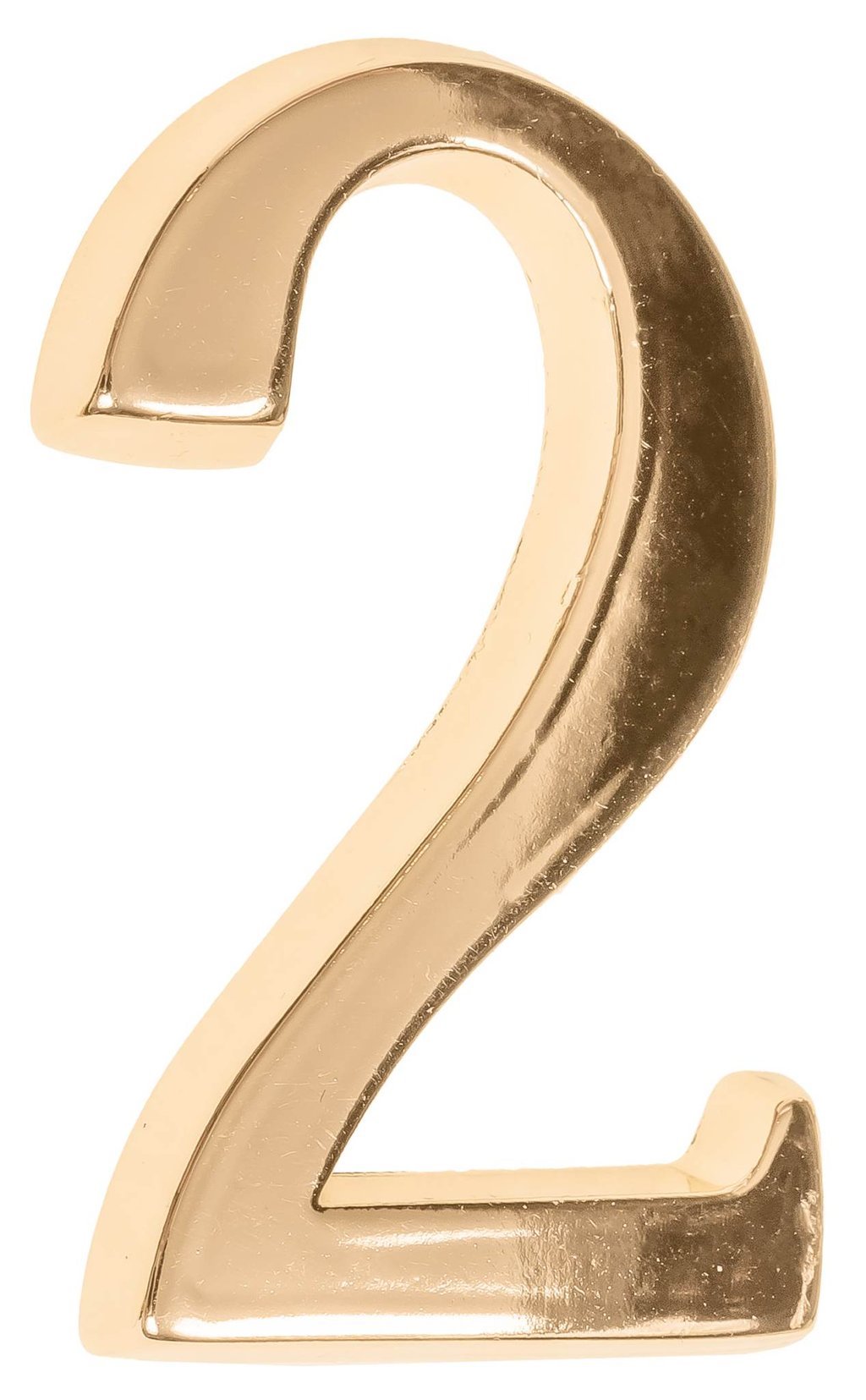 Cyfra na dom  5 cm MOSIĄDZ 2 samoprzylepna