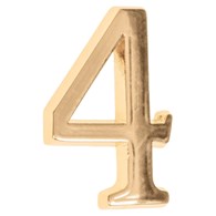 Cyfra na dom  5 cm MOSIĄDZ 4 samoprzylepna