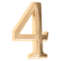 Cyfra na dom  5 cm MOSIĄDZ 4 samoprzylepna