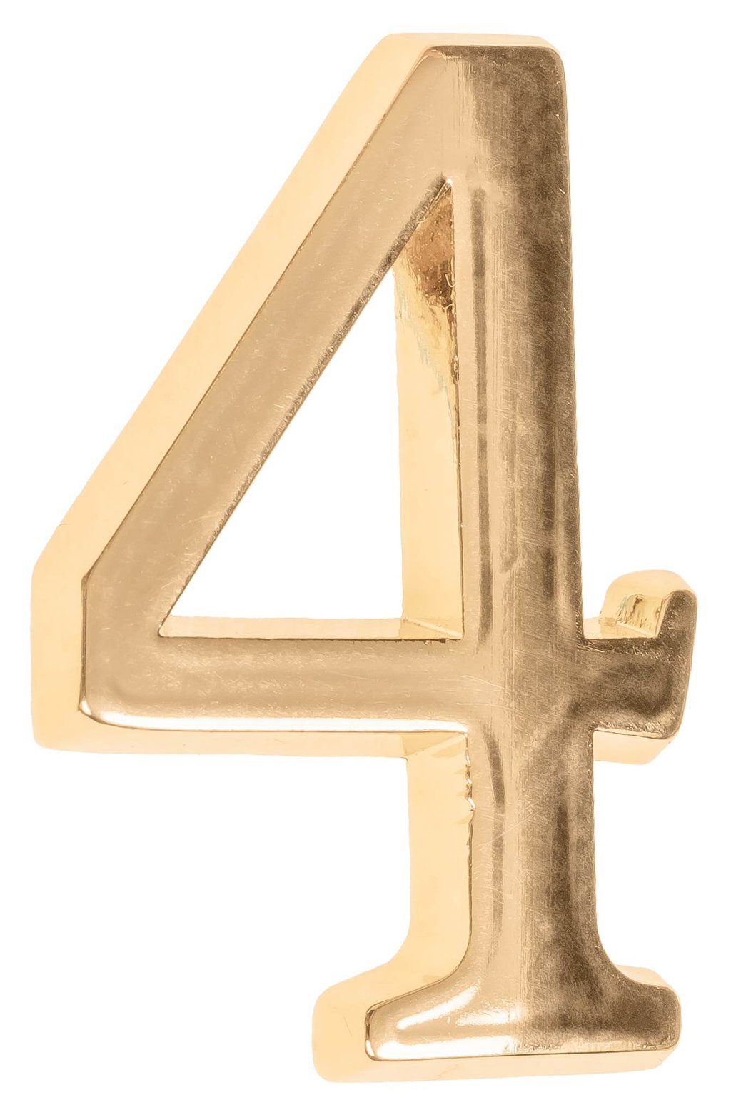 Cyfra na dom  5 cm MOSIĄDZ 4 samoprzylepna