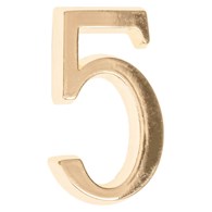 Cyfra na dom  5 cm MOSIĄDZ 5 samoprzylepna