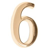 Cyfra na dom  5 cm MOSIĄDZ 6/9 samoprzylepna