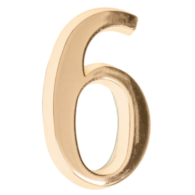 Cyfra na dom  5 cm MOSIĄDZ 6/9 samoprzylepna