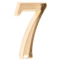Cyfra na dom  5 cm MOSIĄDZ 7 samoprzylepna