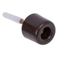 Odbój drzwiowy gumowy mały BRĄZ