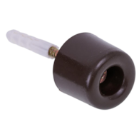 Odbój drzwiowy gumowy mały BRĄZ