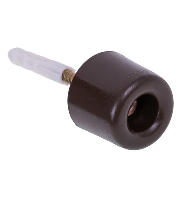 Odbój drzwiowy gumowy mały BRĄZ