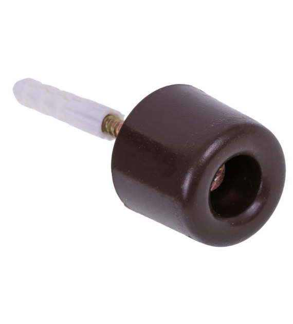 Odbój drzwiowy gumowy mały BRĄZ