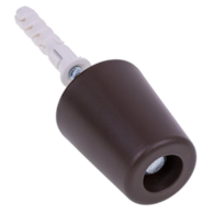 Odbój drzwiowy gumowy średni BRĄZ