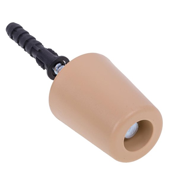 Odbój drzwiowy gumowy średni BEŻ