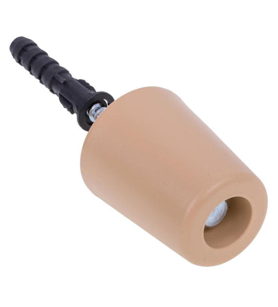 Odbój drzwiowy gumowy średni BEŻ