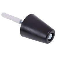 Odbój drzwiowy gumowy MAX CZARNY