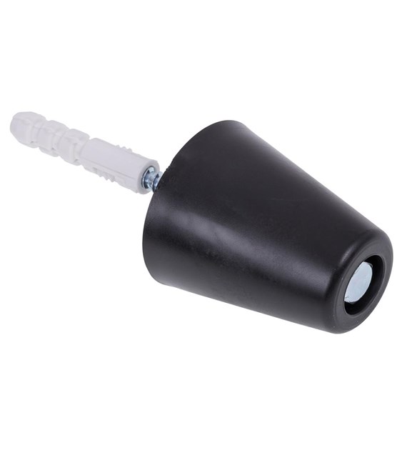 Odbój drzwiowy gumowy MAX CZARNY