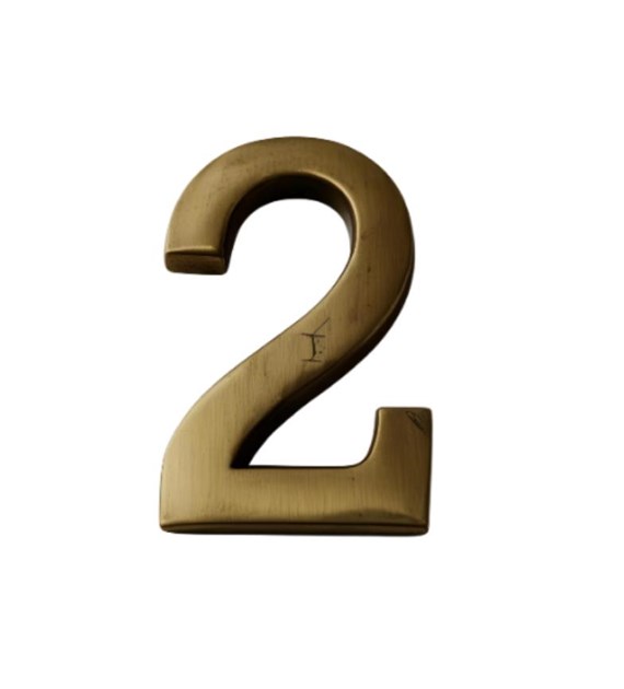 Cyfra na dom 20 cm MOSIĄDZ 2