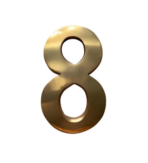 Cyfra na dom 20 cm MOSIĄDZ 8