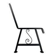 Noga do ławki ogrodowej metalowa