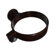 Uchwyt do rury spustowej PCV 100 KACZMAREK BRĄZ