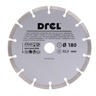 Tarcza diamentowa 180 x 22,2 mm, segmentowa DREL