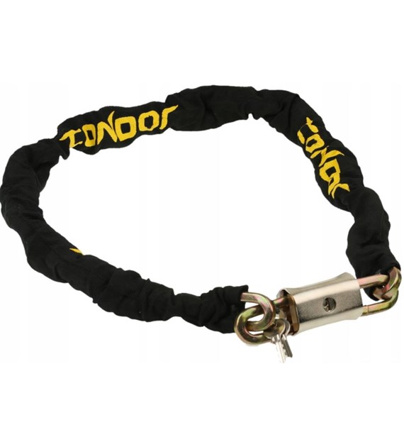 Zabezpieczenie rowerowe, łańcuch ze stali manganowej 10 x 1200 mm