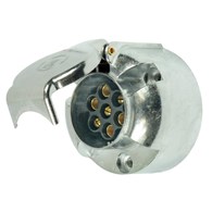 Elektryczne gniazdo 7 biegunów 12V ALUMINIUM