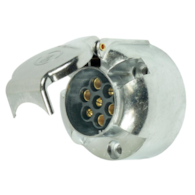 Elektryczne gniazdo 7 biegunów 12V ALUMINIUM