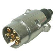 Elektryczna wtyczka 7 biegunów 12V ALUMINIUM