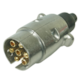 Elektryczna wtyczka 7 biegunów 12V ALUMINIUM