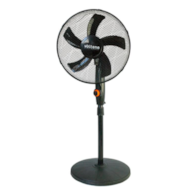 Wentylator podłogowy 40cm okrągła podstawa - czarny VOLTENO