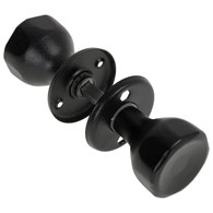 Gałka drzwiowa obrotowa CZARNA