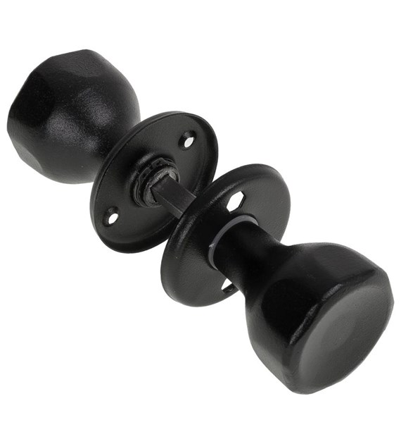 Gałka drzwiowa obrotowa CZARNA