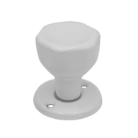 Gałka drzwiowa stała BIAŁA