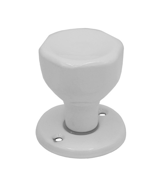 Gałka drzwiowa stała BIAŁA