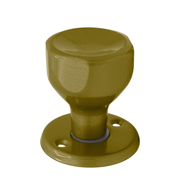 Gałka drzwiowa stała złota