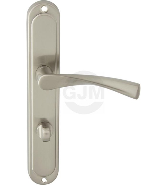 Klamka drzwiowa ROMA 72 WC SATYNA