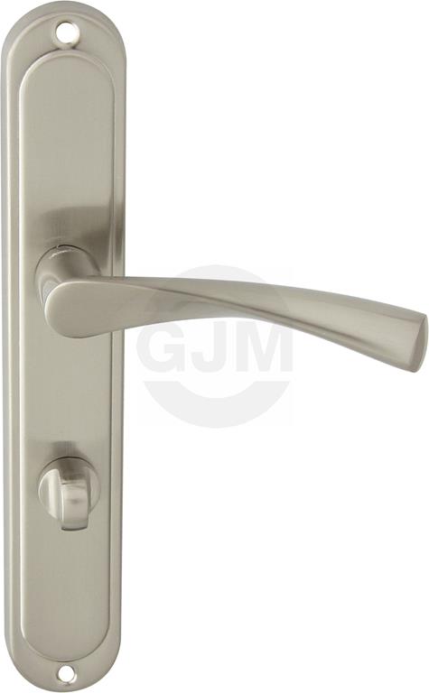 Klamka drzwiowa ROMA 72 WC SATYNA