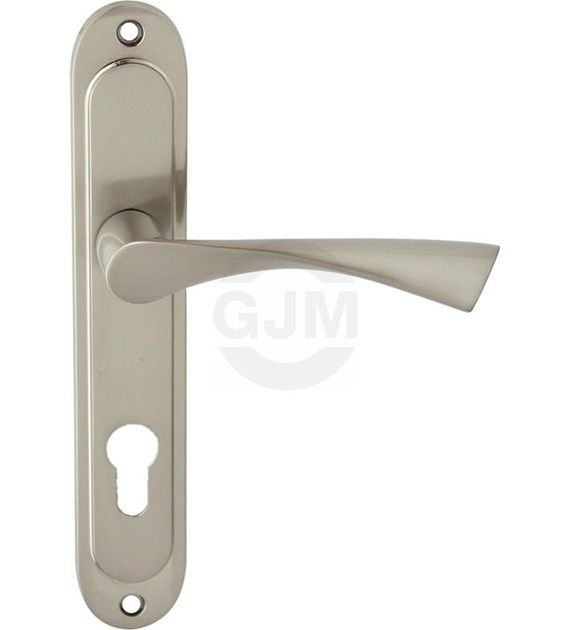 Klamka drzwiowa ROMA 72 wkład SATYNA