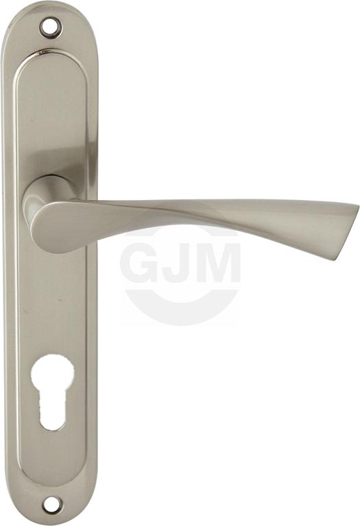 Klamka drzwiowa ROMA 72 wkład SATYNA