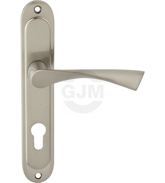 Klamka drzwiowa ROMA 90 wkład SATYNA