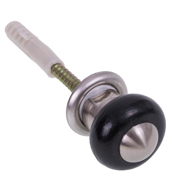 Odbój drzwiowy kulisty przykręcany SATYNA