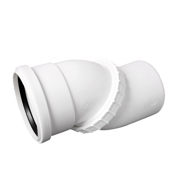 Kolano uniwersalne białe fi 50